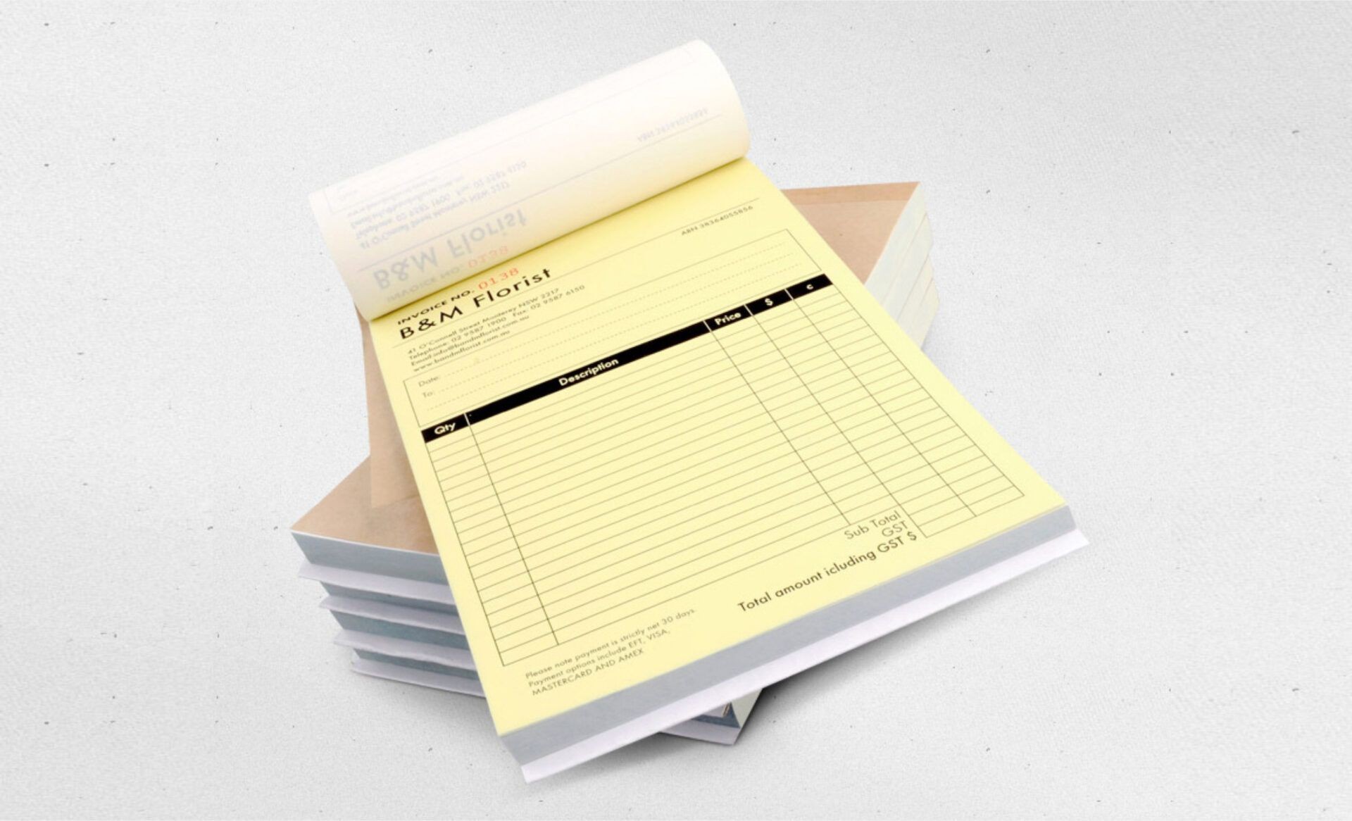 Bill Book/ Invoice Printing